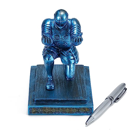 ThreeH Executive Knight Stifthalter Stifthalter mit einem Stift zur individuellen Dekoration für den Geschenkpreis des Desk Office Blau