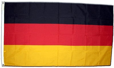 XXL Flagge Fahne Deutschland, genäht 150 x 250 cm