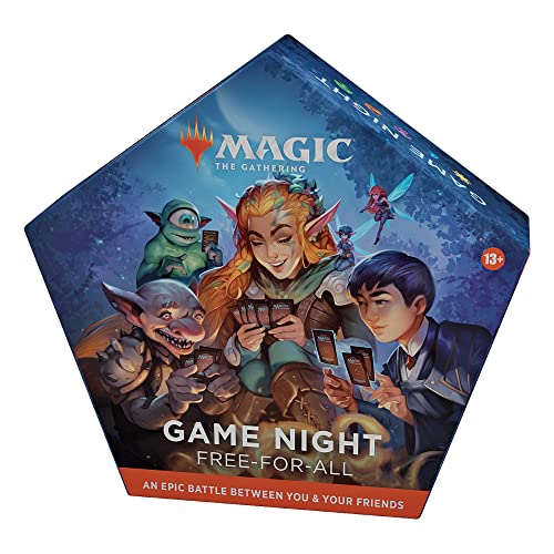 Magic The Gathering Game Night: Free-for-All 2022, Fantasy Card Game for 2–5 Players - Amazon Exclusive (Englische Version)