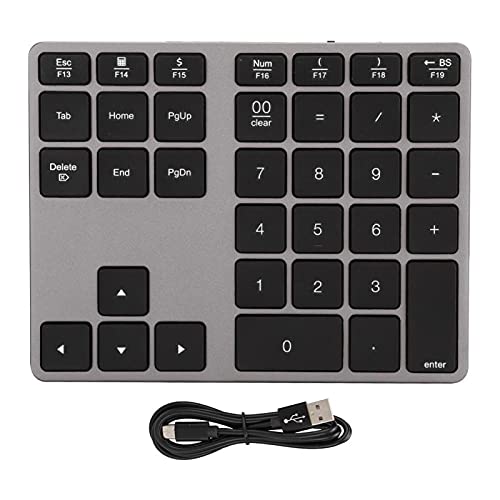 GUSTAR Keine Störung, numerische Tastatur, für Laptop-Desktop,(Iron Gray)