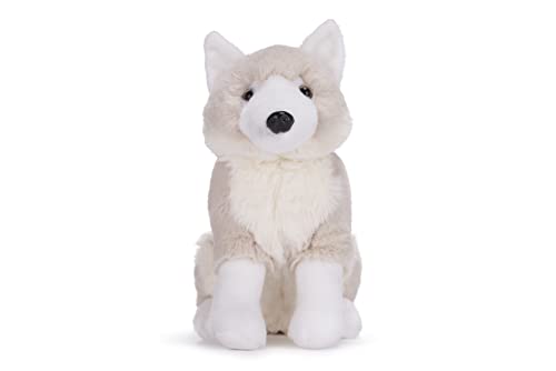 Posh Paws 49252AW Eco Earth 30 cm (12 Zoll) Artic Animals Collection White Arctic Wolf Plüschtier