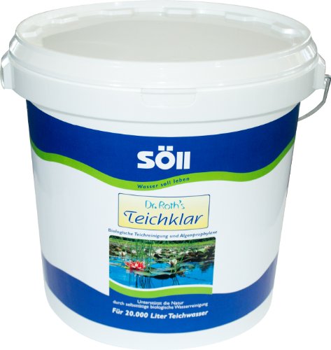 Söll 10082 Dr. Roth´s TeichKlar - Unterstützt die Natur durch natürliche, mikrobiologische Reinigung und Pflege des Wassers - 10 kg