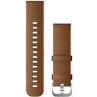Garmin Quick Release Band - Uhrarmband - 130 - 200 mm - silberne Metallteile, brown Italian leather - für Legacy Hero Series First Avenger, vívoactive 4
