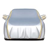 Autoabdeckung für Citroen DS3 DS3 Cabrio DS3 Crossback 2009-2021 |Regenfeste Autoplane Outdoor Interior Car Cover Staub- und schneedichte Auto-Vollabdeckung (Color : Silver, Size : Citroen DS3 Cabri