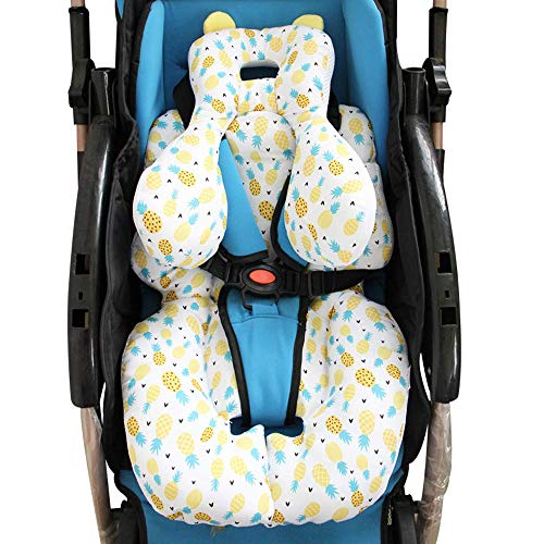 Eyand Ananas Baby-Kopf und Körper-Auto-Sitzring Stützkissen - Bequeme Neugeborene Kinderwagen Kissen Hilfe Erstellen für Tiny Baby in Autositz, Kinderwagen, Kinderwagen, Kinderwagen