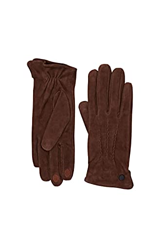 ESPRIT Accessoires Damen 112EA1R318 Handschuh für besondere Anlässe, 200/DARK Brown, 7