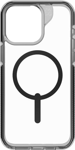 ZAGG Santa Cruz Snap Schutzhülle für Apple iPhone 15 Pro Max, Schlankes Design, Kabelloses Laden, MagSafe, Graphene, Verbesserte Griffigkeit, Recycelte Materialien, 4 m Fallschutz, Schwarz