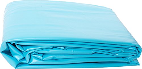 Poolomio PVC-Poolinnenfolie, hochwertige, kältebeständige Folie für den Pool, geeignet für Stahlwandpools mit Ø 360 x 120 cm, Stärke: 0,6 mm, runde Poolfolie