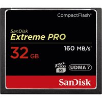 Sandisk extreme pro cf 32gb 160mb/s sdcfxps-032g-x46