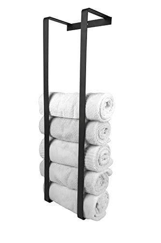 nebu! LAMA Stilvoller Handtuchhalter für das Badezimmer (Anthrazit)