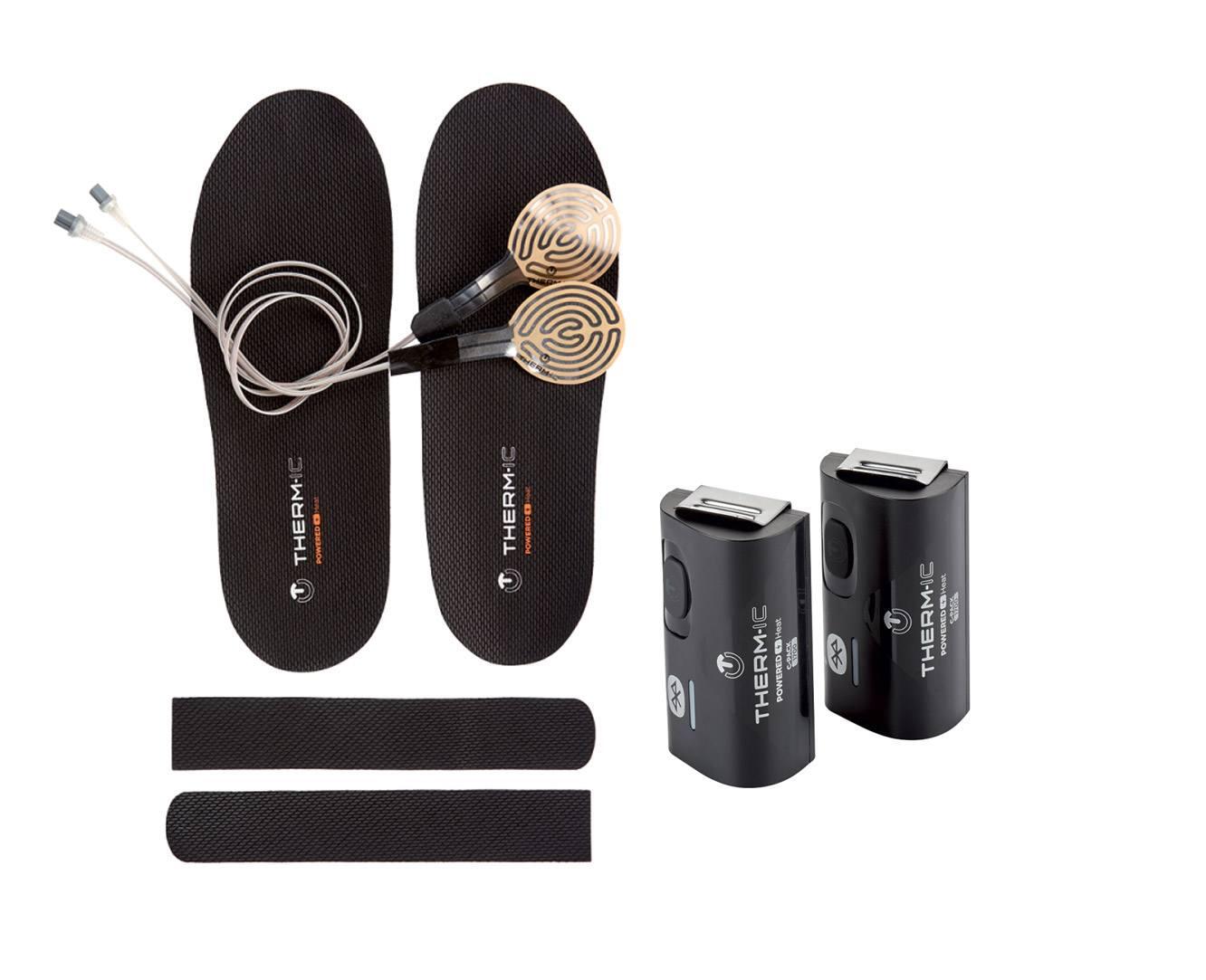 Therm-ic Set Heat Kit + C-Pack 1700 Bluetooth Schuhw&auml;rmerset (schwarz (EU))
