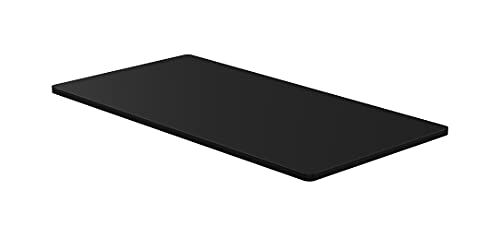 - AGIL - hochwertige Schwarze Tischplatte für ergonomische höhenverstellbare Schreibtische - 140 x 70 x 2,5 cm - Passend für elektrisch stufenlos höhenverstellbare Schreibtische der Marke AGIL
