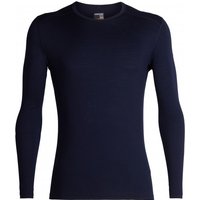 Icebreaker - 200 Oasis L/S Crewe - Merinounterwäsche Gr XL blau