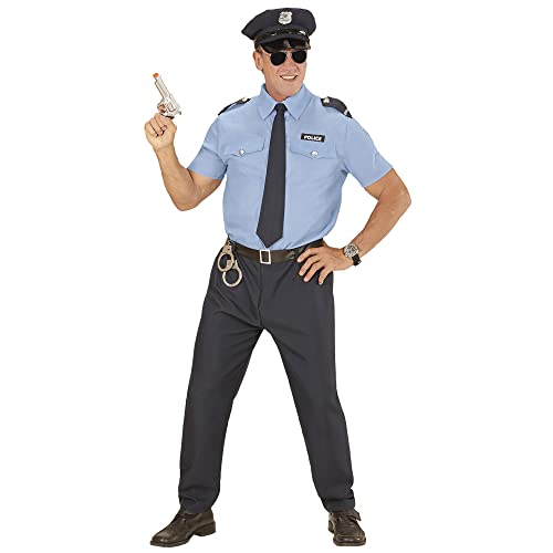 Widmann 04034 Kostüm Polizist, Herren, Blau, XL