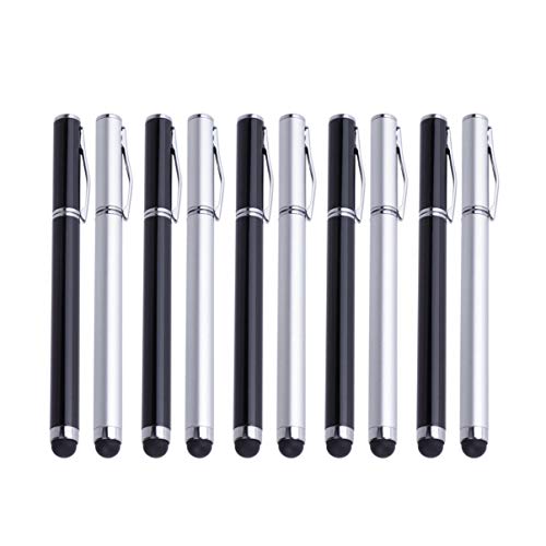 Hemobllo Stylus Pen - 10 Stück Stylus Stift Kapazitiver Stylus Aluminium Schreiben Universal-Touchscreen-Stifte Kugelschreiber für Smartphones &Tablets (Zufällige Farbe)