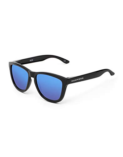 Hawkers Unisex-Erwachsene DIAMOND BLACK SKY ONE TR18 Sonnenbrille, Schwarz/blau, Único