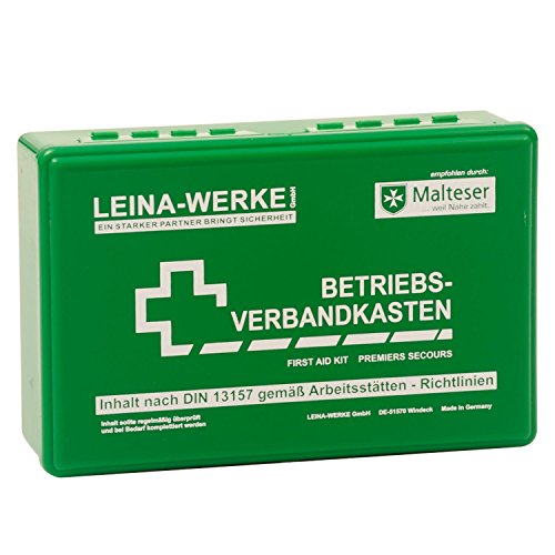 Leina-Werke Betriebs-Verbandkasten DIN13157 255x166x80mm grün