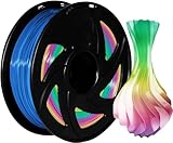 3D Filament Pla 1kg Rainbow 3d Drucker Pla Filament 1.75mm Multicolor PLA 1KG Spool XVICO Regenbogen Filament