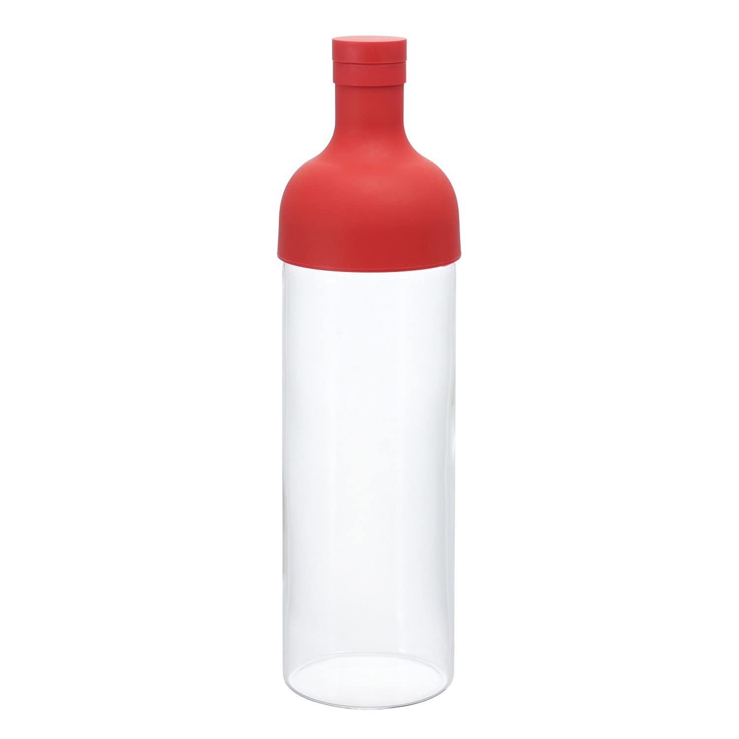 Hario 4977642034419 Filter Bottle 750ml Red FIB-75-R (Japan Import), Kunststoff, rot, 10 x 10 x 25 cm