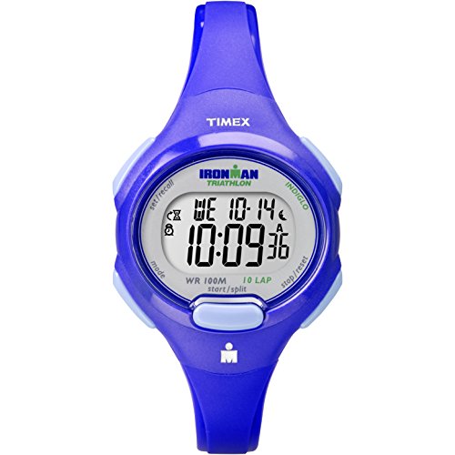 Timex Ironman Essential 10 Armbanduhr, mittelgroß, Orient Blue, Digital