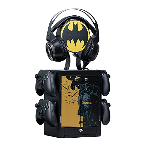 Numskull Official Batman Game Storage Tower, Controller Holder, Headset Stand for PS4, Xbox One, Nintendo Switch - Official Halo Merchandise (Xbox Series X/)