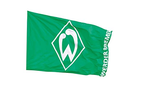 Werder Bremen Fanartikel-Hissfahne groß-300 x 200 cm-Flagge/Fahne, grün, L