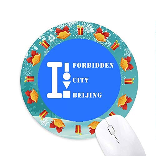 Verbotene Stadt Beijing Mousepad Round Rubber Maus Pad Weihnachtsgeschenk