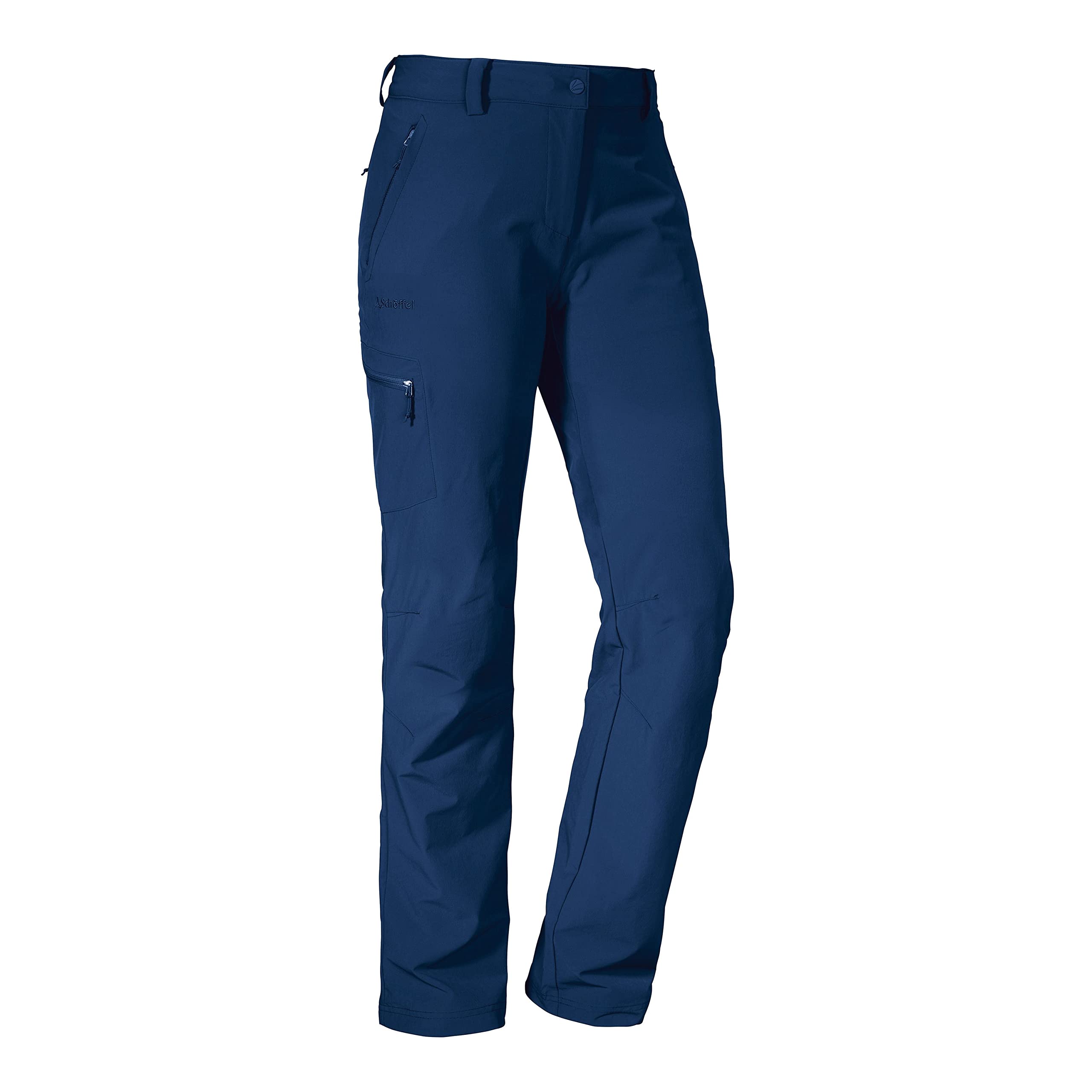 Schöffel Damen Pants Ascona, leichte und komfortable Wanderhose für Frauen, vielseitige Outdoor Hose mit optimaler Passform und praktischen Taschen, dress blues, 44