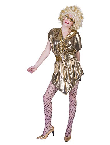Funny Fashion Retro 80er Jahre Disco Queen Kostüm - Gr. 36/38