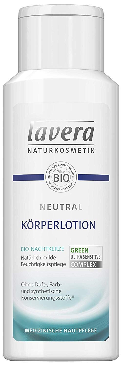 Lavera Bodylotion Neutral Körperlotion mit Bio-Nachtkerze & Bio-Jojoba 3er Vorteilspack (3 x 200ml)