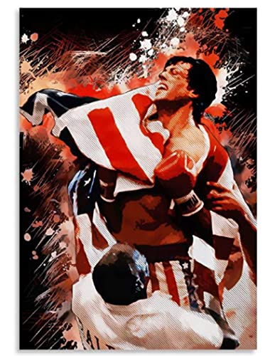 ZYHSB Puzzle 1000 Stück Rocky Balboa Legendäre Boxer Poster Holz Adult Toys Dekompressionsspiel Wk10Xv