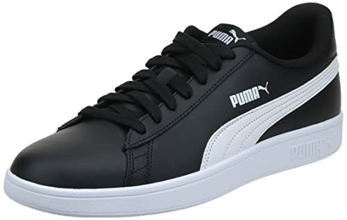 Puma Smash v2 L, Unisex-Erwachsene Sneakers, Schwarz (Puma Black-Puma White), 40.5 EU (7 UK)