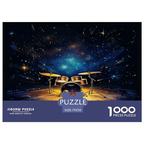 Galactic Drums 1000 Teile Puzzle Erwachsene Geschicklichkeitsspiel Für Die Ganze Familie Geburtstag Lernspiel Home Decor Stress Relief 1000pcs (75x50cm)