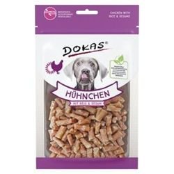 DOKAS Glutenfreier Premium Snack in praktischer Größe für Hunde - Ideal zum Training