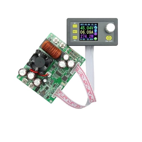 UGCMAFWLU DPS3012 5020 Netzteil 32 V 12 A Konstantspannung Strom Buck Programmierbares Leistungsmodul Buck Converter Digital LCD Voltmeter (Color : DPS5020)