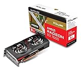 Sapphire 11324-01-20G Pulse AMD Radeon RX 7600 Gaming Grafikkarte mit 8GB GDDR6, AMD RDNA 3