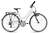 KS Cycling Trekkingrad Damen 28'' Canterbury weiß matt Alu-Rahmen RH 48 cm Multipositionslenker