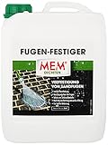 MEM Fugen-Festiger für Sandfugen und zur Sanierung von Fugenrissen, Einfache Anwendung, Gegen Unkrautbewuchs, Wasserdurchlässig, Frostbeständig, Lösemittelfrei, 5 l