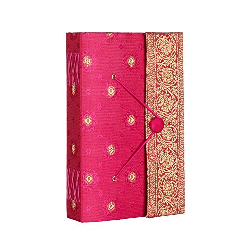 Paper High Fair Trade Tagebuch Sari extra groß 135 x 215 mm - Cerise