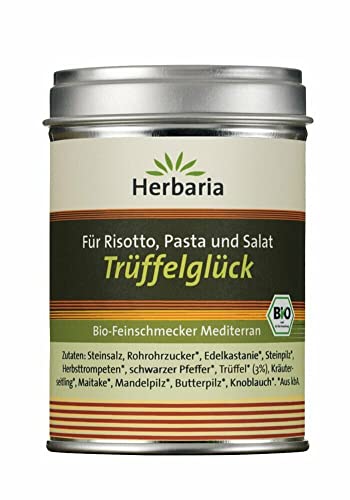 Herbaria Trüffelglück für Risotto, Pasta und Salat, Bio-Feinschmecker Mediterran, 110 g