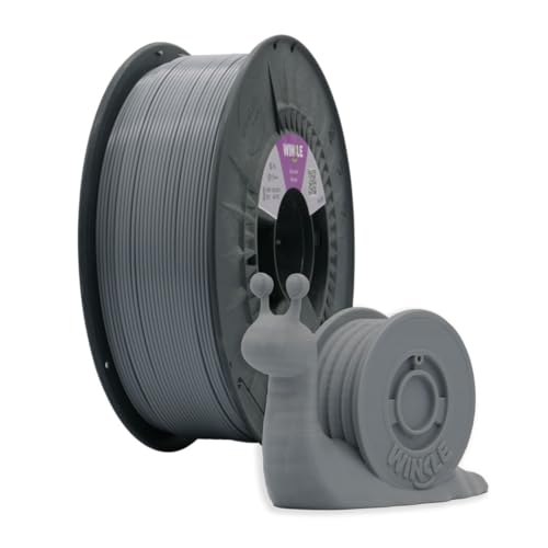 Winkle ASA-Filament, Aschgrau, Griff 2,85 mm, Filamentdruck | 3D-Drucker | 3D-Filament | Farbe Aschgrau | Rolle 1000 g