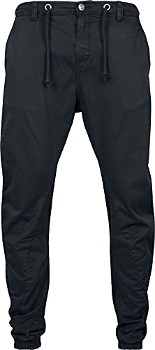 Urban Classics Herren Stretch Jogging Pants Sporthose, Schwarz (Black 7), W30(Herstellergröße: S)