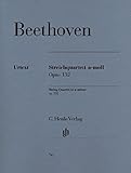 Streichquartett a-moll op. 132: Besetzung: Streichquartette (G. Henle Urtext-Ausgabe)