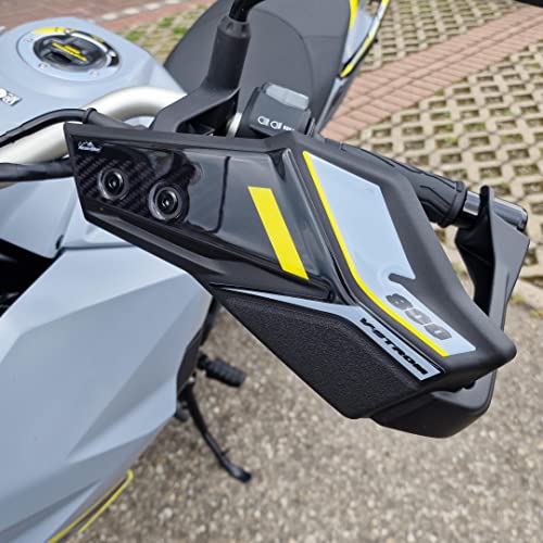 Resin Bike Aufkleber Motorrad Kompatibel Mit Suzuki V-Strom 800 De 2023. Schutz Motorrad Handschutz Von Hülle PU Graffi. Aufkleber 3D mit Harz Beschichtet 2023