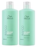 2er Volume Boost Bodyfying Shampoo Invigo Wella Professionals mit Baumwoll Extrakt 500 ml
