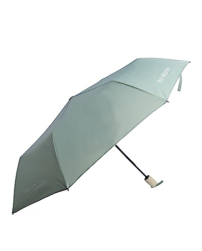 DON ALGODON Regenschirm Taschenschirm mit Auf-Zu-Automatik, Stangen 54 cm Ø100 cm klein, klein, leicht & kompakt Damen Luisa Grün