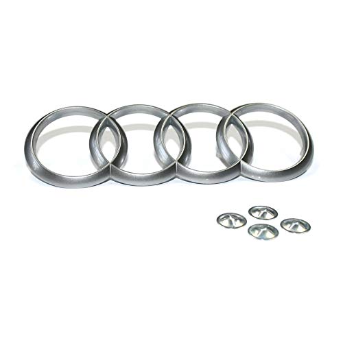 Audi 4H0103940B Motorabdeckung Original Schriftzug Emblem Logo *** Länge: 10,5 cm ***