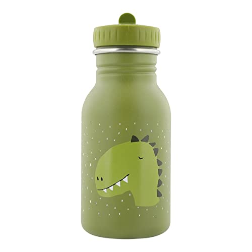 Trixie Mr. Dino Trinkflasche für Kinder, Edelstahl, 350 ml