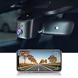 Dashcam für Porsche 911 (992) Cayenne (9YA 9Y0 9Y3) Panamera (971) Taycan(Modell A), Fitcamx 4K-Autorecorder, UHD-Video-WLAN, OEM-Zubehör, Parkmonitor, Wireless Plug & Play, 64-GB-Karte