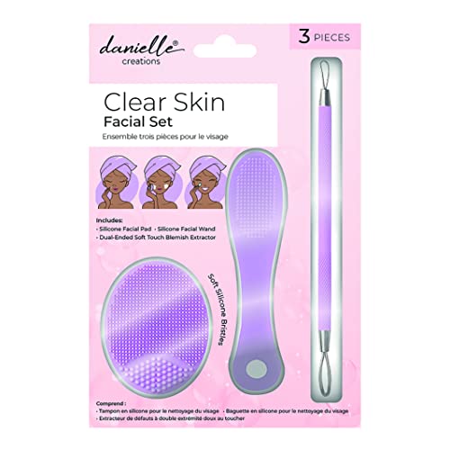 Danielle Creations Clear Skin Gesichtsset, 3-teilig, Violett